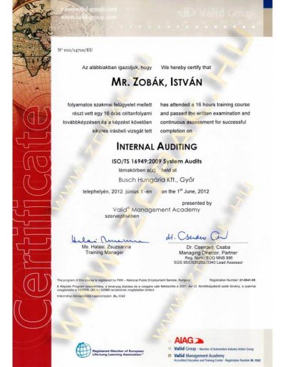 20211011_ISO-27001_TISAX_Internal-auditor_ZobakIstvan_Certificate
